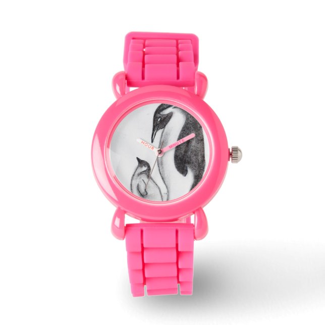 pinguïnhorloge horloge (Voorkant)