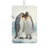 Pinguïnkoppel op een ijsberg luchtverfrisser (Achterkant)
