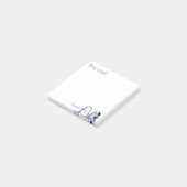 Pinguïnkuiken Sneeuw Notities Post-it® Notes (Schuin)