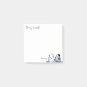 Pinguïnkuiken Sneeuwnotities Post-it® Notes (Voorkant)