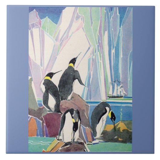 pinguïnland tegeltje (Voorkant)