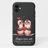 Pinguïnliefhebbers - Valentijnsdag special Case-Mate iPhone Case (Achterkant)