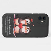Pinguïnliefhebbers - Valentijnsdag special Case-Mate iPhone Case (Achterkant (horizontaal))