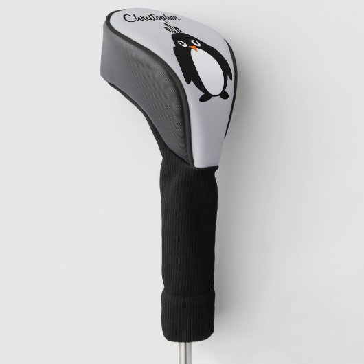 Pinguïnontwerp Golfheadcover (Schuin)