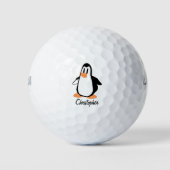Pinguïnontwerp Persoonlijk Golfballen (Voorkant)