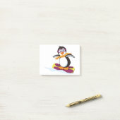 Pinguïnontwerp Post-it® Notes (Op bureau)