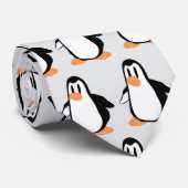 Pinguïnontwerp Stropdas (Opgerold)