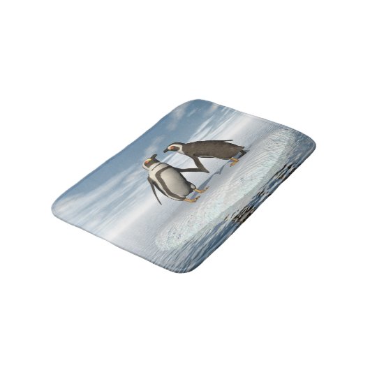 Pinguïnpaar Badmat (Gekanteld)