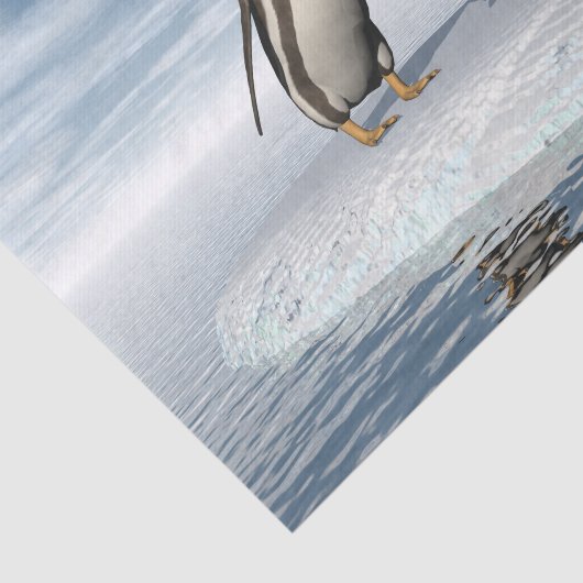 Pinguïnpaar Tissuepapier (Detail)