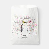 Pinguïnpartij - Dieren op de geboorte Bedankzakje (Voorkant)