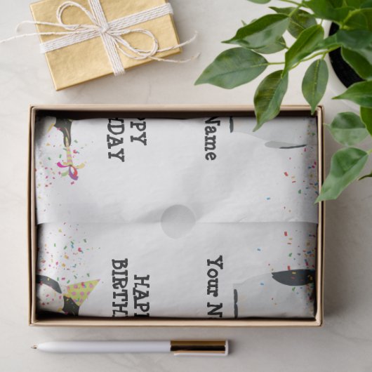 Pinguïnpartij - Dieren op geboortedag Tissuepapier (Geschenk)