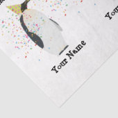 Pinguïnpartij - Dieren op geboortedag Tissuepapier (Detail)