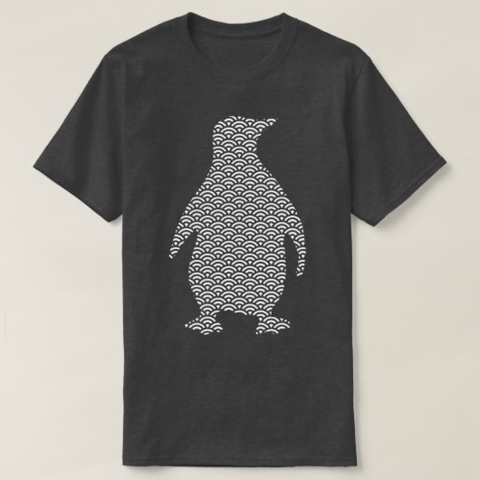 pinguïnpatroon t-shirt (Design voorkant)