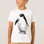 Pinguïnpatroon T-shirt (Voorkant)