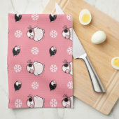 pinguïnpatroon theedoek (Quarter Fold)