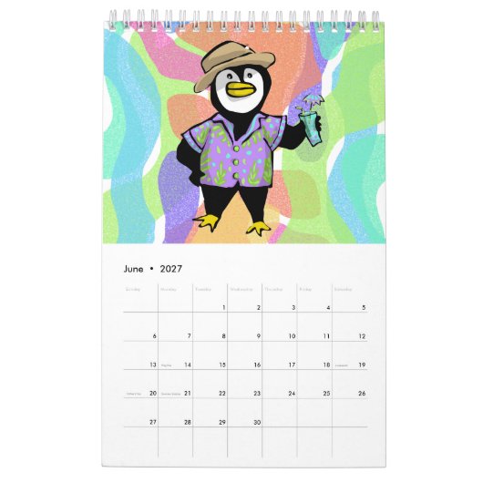 Pinguïns 365 kalender (Jun 2027)