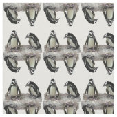 Pinguins Abstracte verbinding Stof (Swatch)