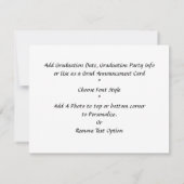 Pinguïns afstuderen met banner aankondiging (Achterkant)