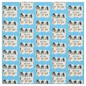 Pinguïns afstuderen met banner stof (Swatch)