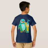 Pinguin's Aqua Sips T-shirt (Achterkant volledig)