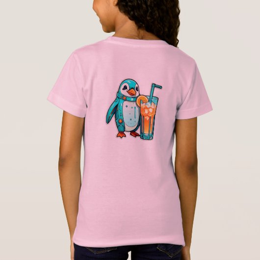 Pinguin's Aqua Sips T-shirt (Achterkant)