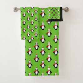 pinguïns bad handdoek