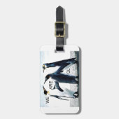 pinguïns bagagelabel (Voorkant verticaal)