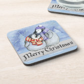 pinguïns bier onderzetter (Linkerzijde)