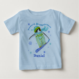 Pinguïns bij Play, Snowboarder, Baby T-shirt