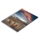 Pinguïns bij zonsondergang notitieboek (Linkerzijde)