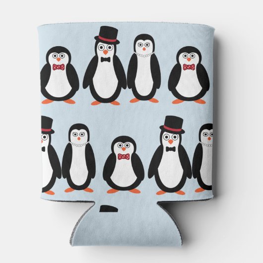 Pinguïns - blikjeskoeler (Achterkant)