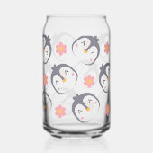 pinguïns blikvorm glas (Achterkant)