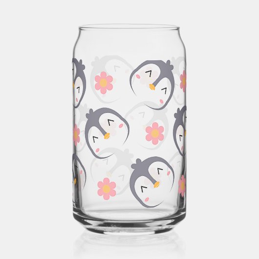 pinguïns blikvorm glas (Rechts)