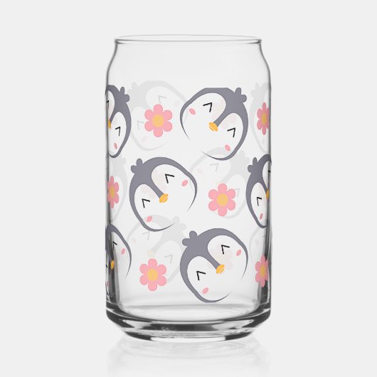 pinguïns blikvorm glas (Links)