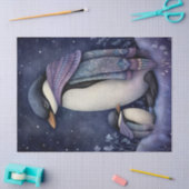 Pinguïns Boho Mystieke Kunst Tissuepapier (Craft)