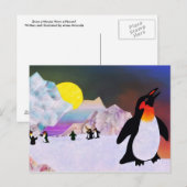 pinguïns briefkaart (Voorkant / Achterkant)