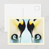 Pinguïns Briefkaart (Voorkant / Achterkant)