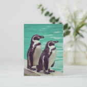 Pinguïns Briefkaart (Staand voorkant)