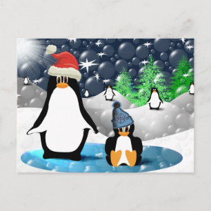 pinguïns briefkaart