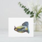 Pinguïns Briefkaart tekenen (Staand voorkant)