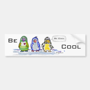 Pinguïns-Bumpersticker van Cartoon zijn Bumpersticker