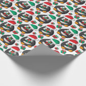 Pinguïns! Cadeaupapier (Hoek)