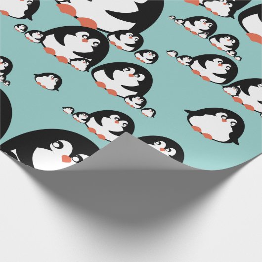 pinguïns cadeaupapier (Hoek)