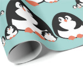 pinguïns cadeaupapier (Rol Hoek)