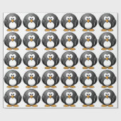 pinguïns cadeaupapier (Vlak)