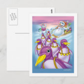pinguïns_card briefkaart (Voorkant / Achterkant)