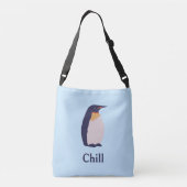 Pinguïns, chillen crossbody tas (Achterkant)