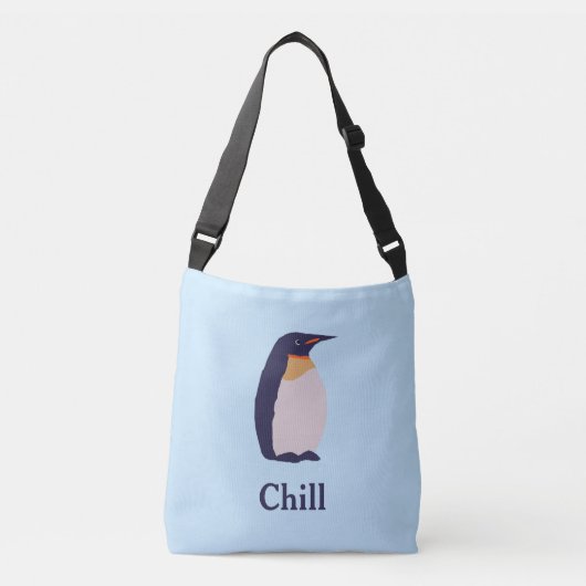 Pinguïns, chillen crossbody tas (Voorkant)
