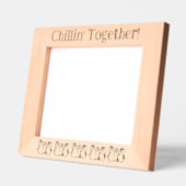 Pinguïns, Chillin' Together, 10 x 8" Landschap Gegraveerde Lijstjes (Links)