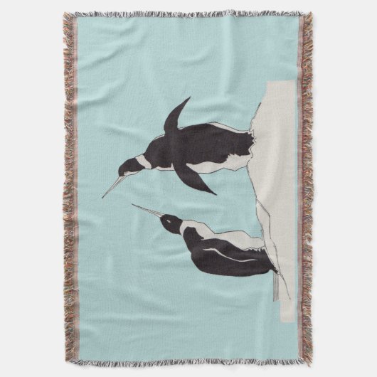 pinguïns deken (Voorkant Verticaal)